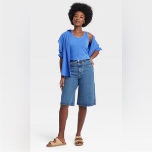 Universal Thread Blue Denim Bermudas